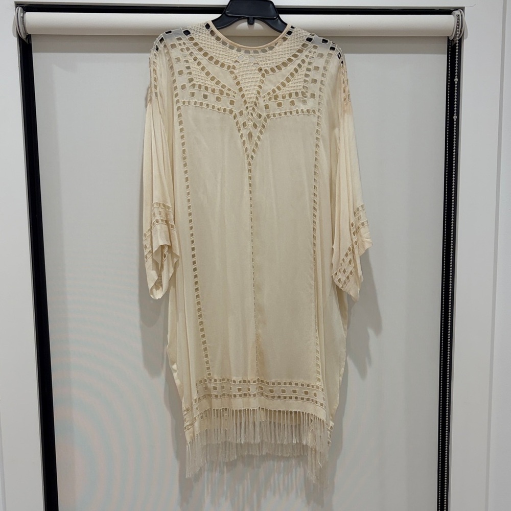 Vintage Isabel Marant Cream Fringe Dress